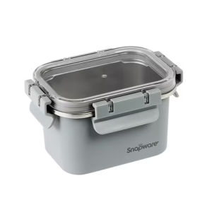 【Snapware康寧密扣】Eco Wave 輕食感可微波不鏽鋼保鮮盒660ml