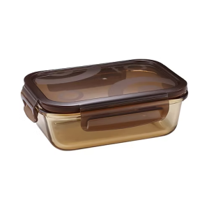 【Snapware康寧密扣】 琥珀色耐熱玻璃長方形保鮮盒 1050ML