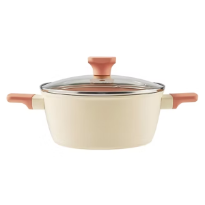 【Snapware康寧密扣】優雅鈦不沾雙耳湯鍋-20cm(含鍋蓋)