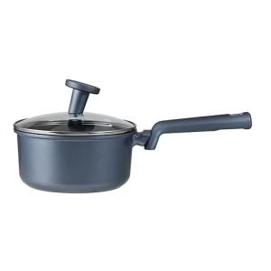 【康寧餐具 WORLD KITCHEN】藍寶石鑄造不沾單柄鍋18cm(含蓋)